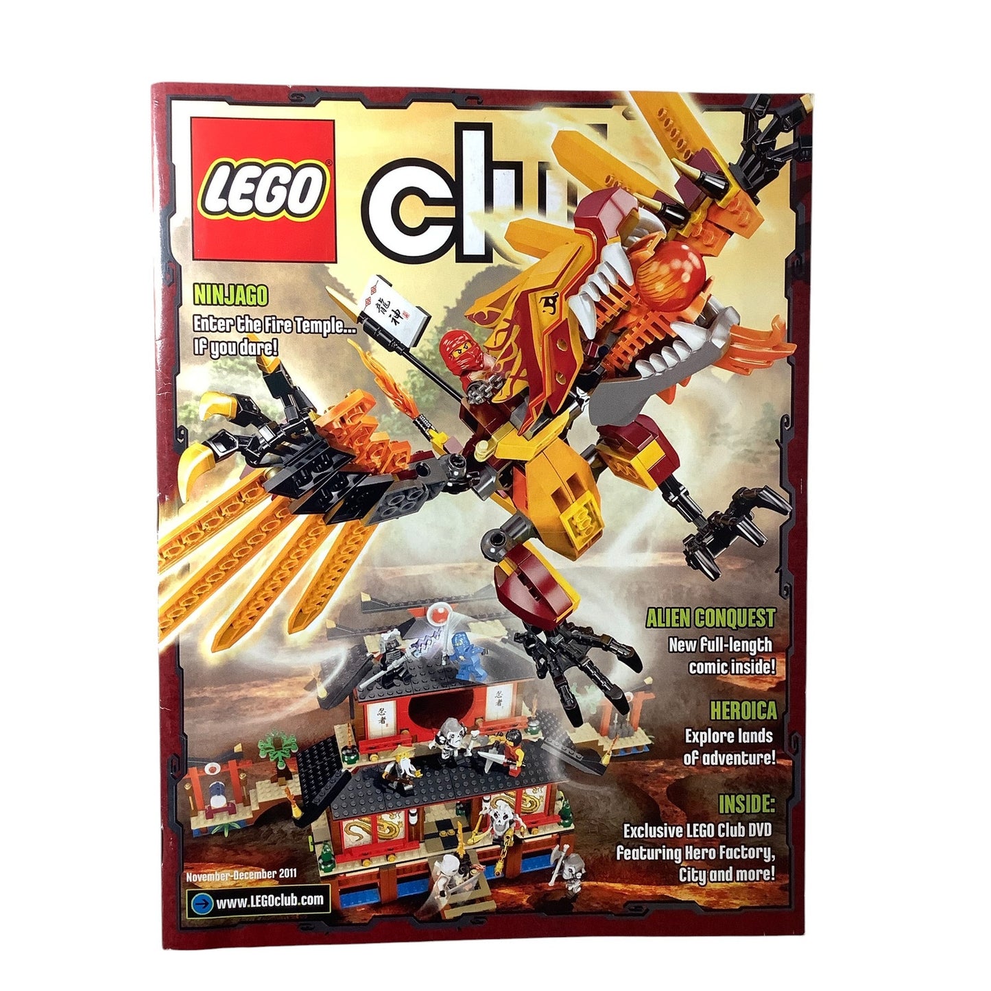 5 x Back Issues Lego Club Magazines, 5 issues from 2010-2015 Pictured