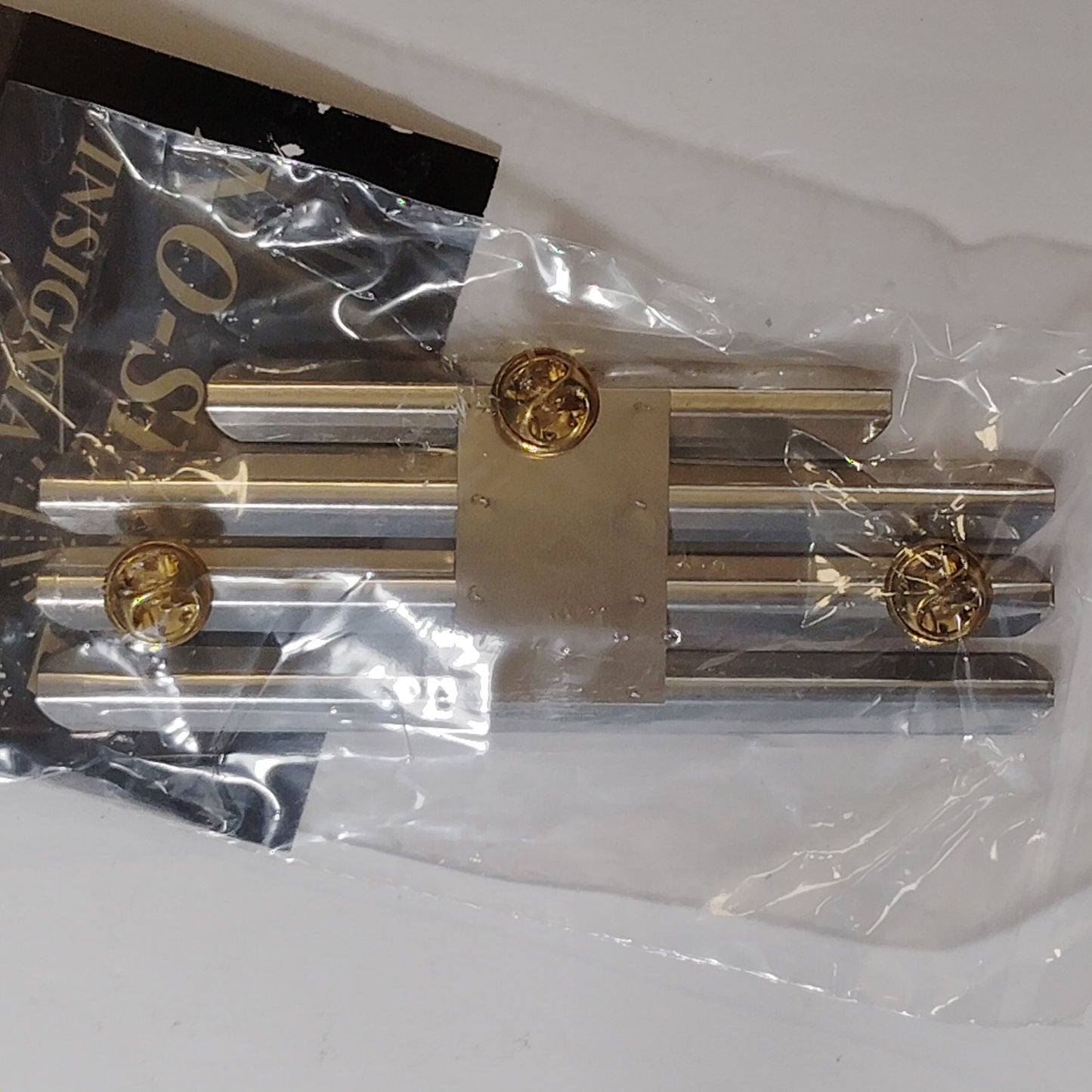 Mounting Rack, Bar for 11 Ribbons (3/3/3/2) by No-Shine Insignia - Supply Room