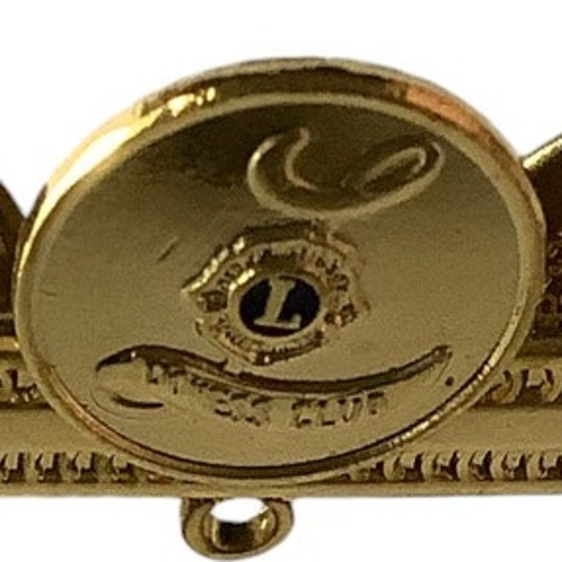 Vintage Lions Club International, Gold Tone Lioness Bar Lapel Pin