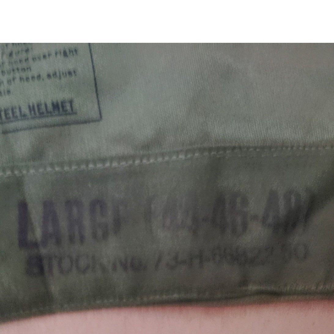 1951 Field Jacket Hood – Large, ODG, MIL-H-11377, NSN 73-H-66822-50, Mid City Uniform Cap Co., NOS