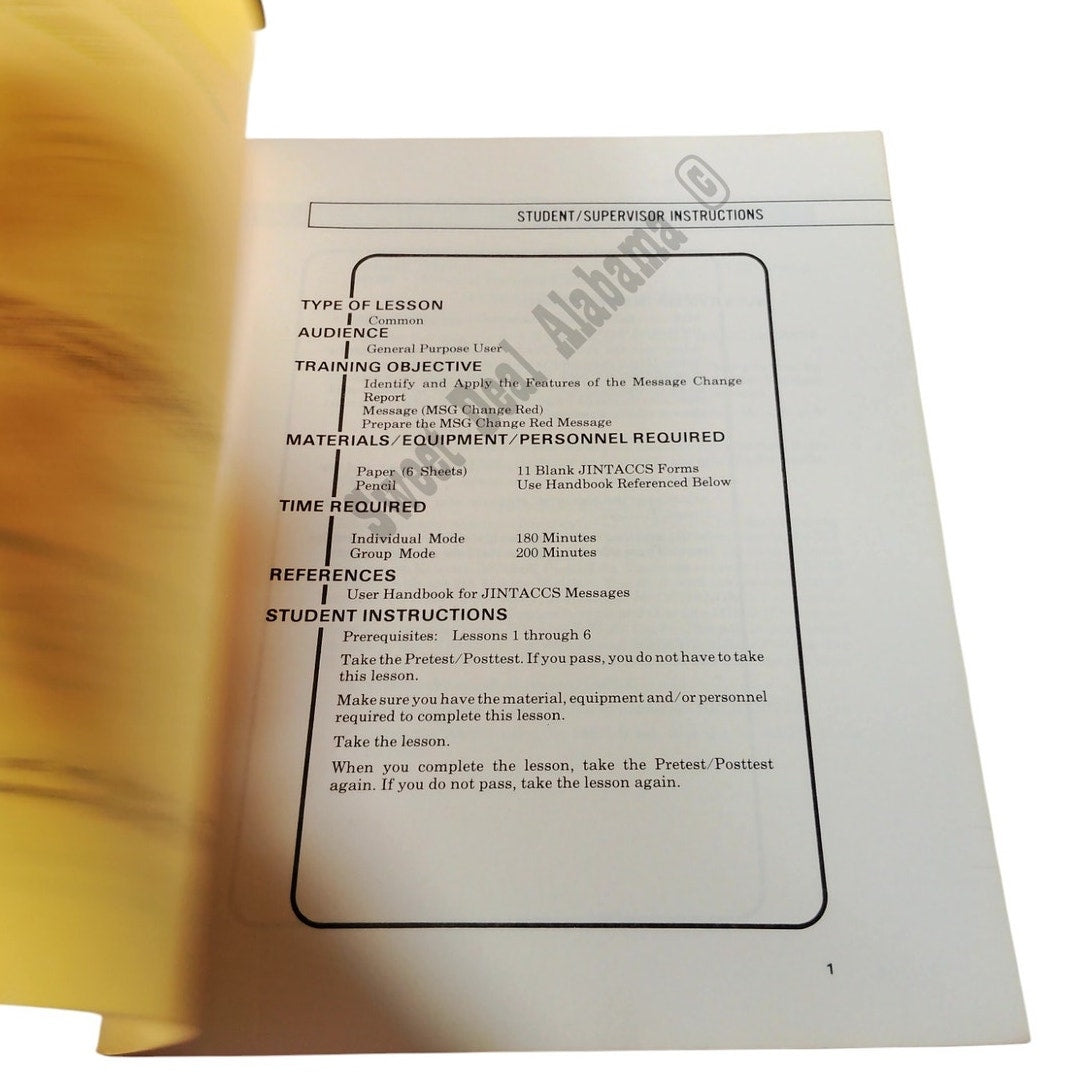 1985 Joint Interoperability Tactical Command and Control: Message Change Report