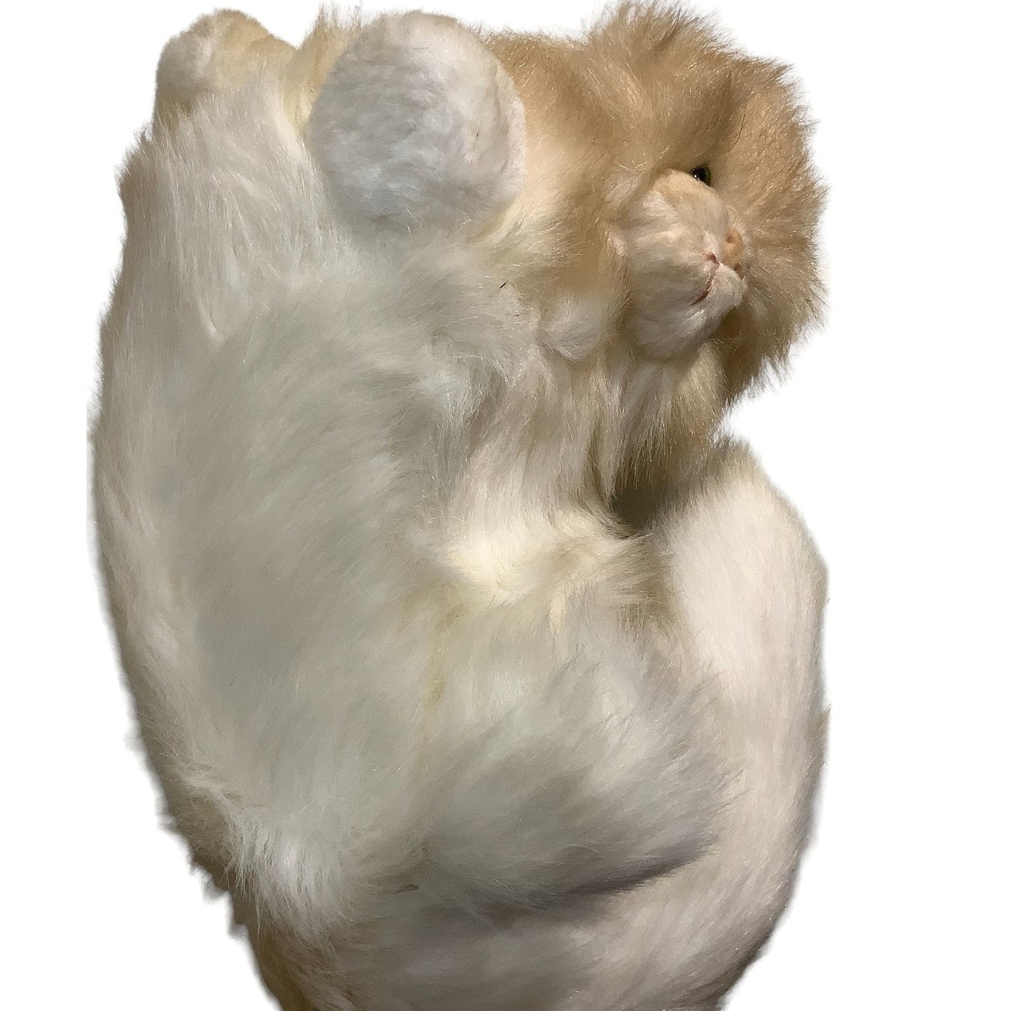 Rare VTG RUSS Berrie (UK) LTD. ENGLAND, NIKKI, 12"L X 7"H Plush Long-Haired Cat