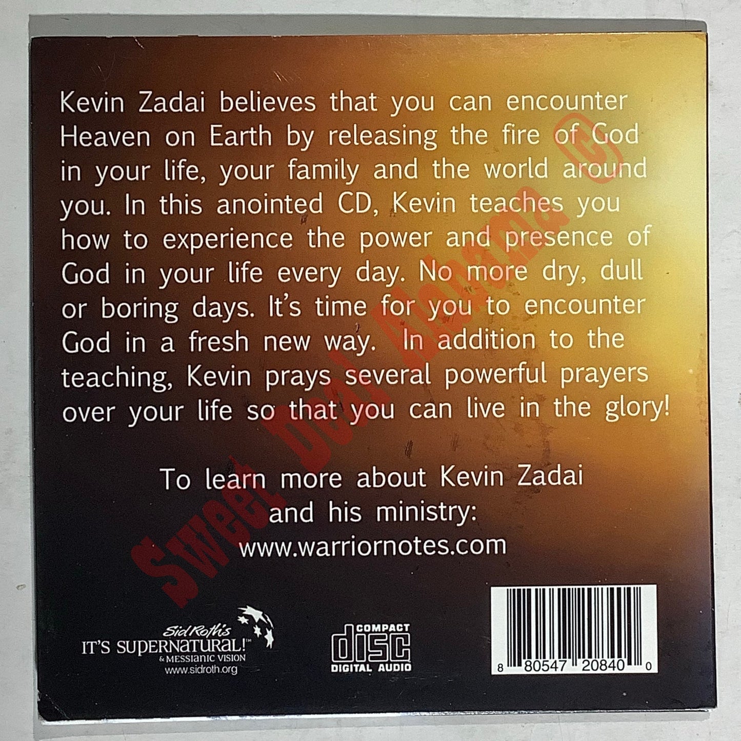 How to Bring Heaven to Earth: Releasing The Fire of God CD by Kevin Zadai