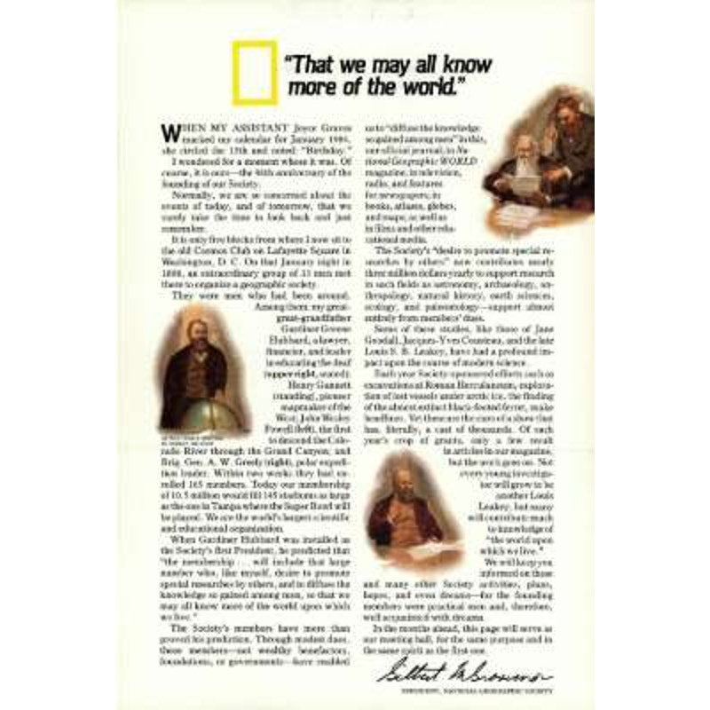 National Geographic January 1984 -Catalonia, The Queen of Textiles, Sunken Realm of Australia, Southeast Alaska, Whales...