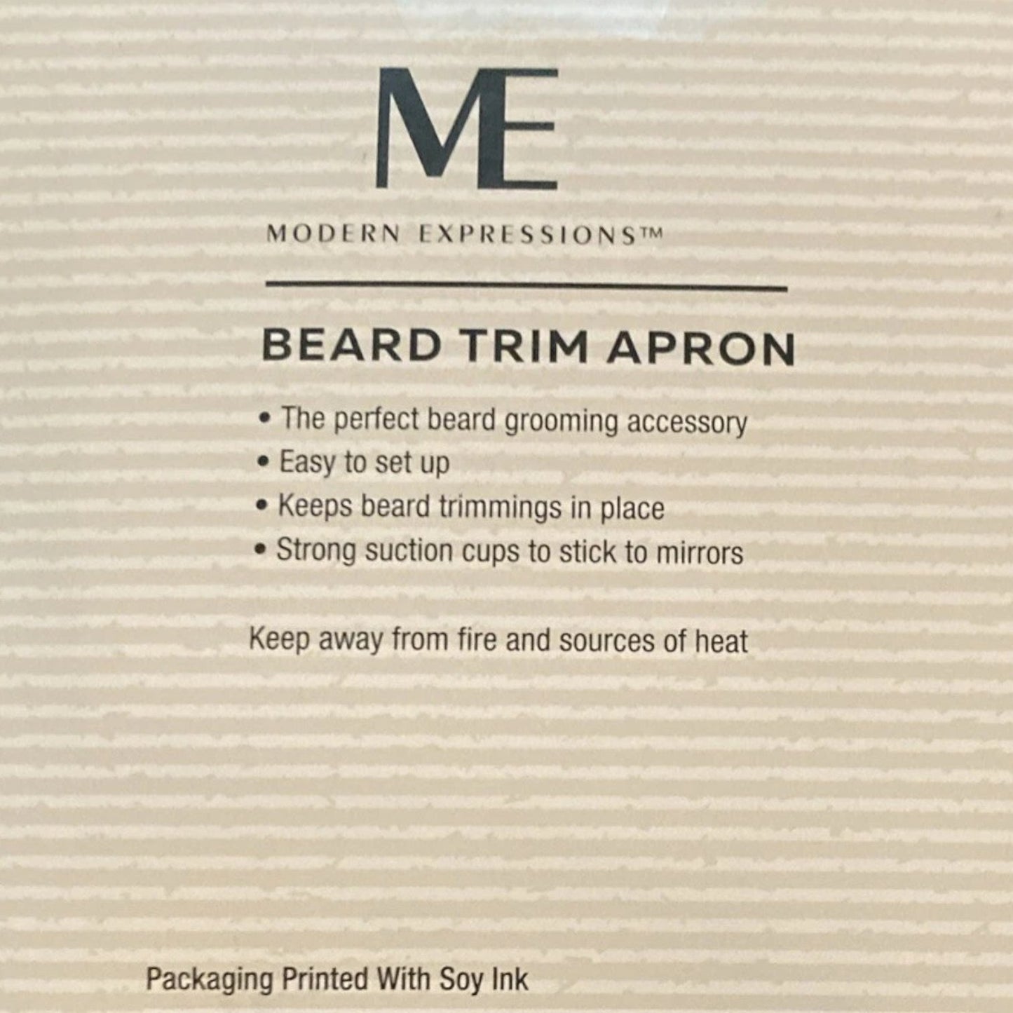 Beard Trim Apron – Grooming Catcher Cape with Neck Strap, Suction Cups & Carrier