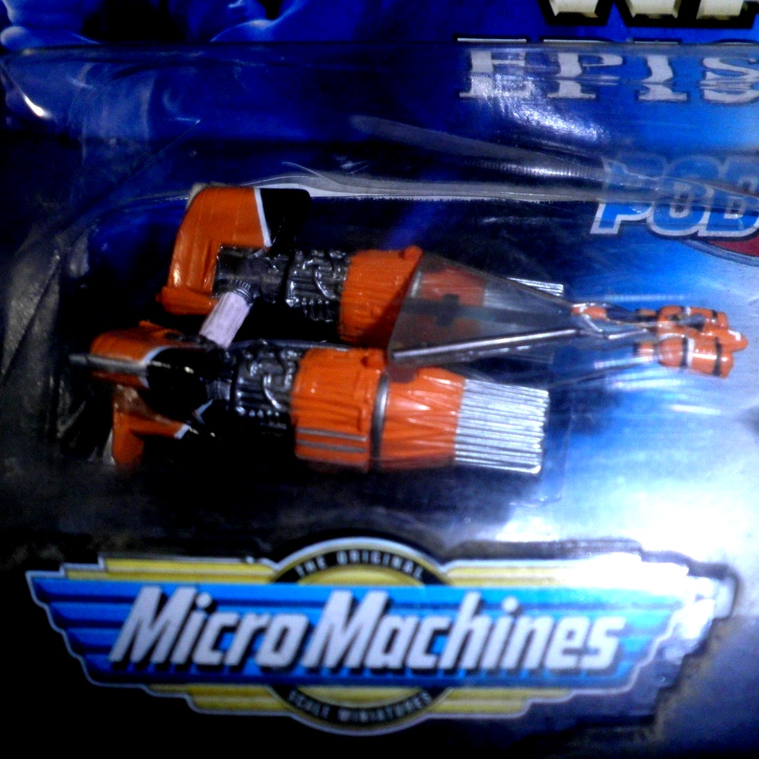 Galoob 1999 MicroMachines Star Wars Episode 1 Pod Racing 2 Pod Racer Pack II