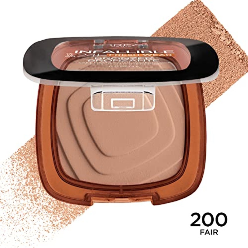 L'Oréal Paris Infallible Soft Matte Bronzer – Fair Pale, Waterproof 24HR Wear