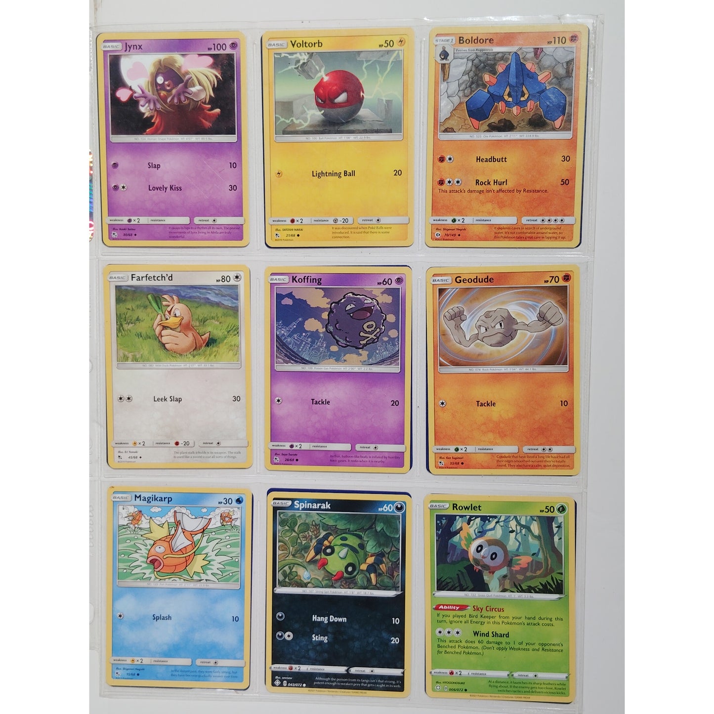 18 Random Pokémon Cards Pictured, Actual Photos Provided