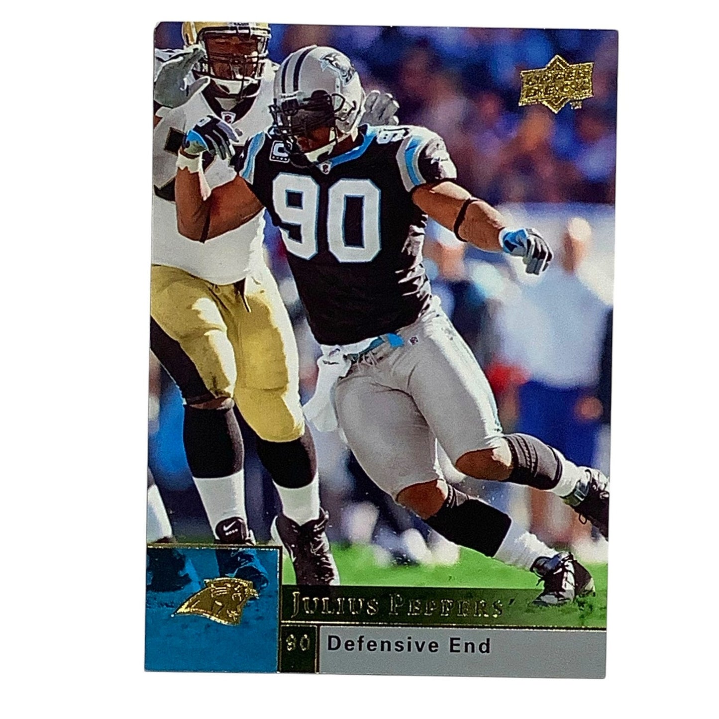 Julius Peppers, Carolina Panthers, NFL Upper Deck 2009 Card 34, EX/NM