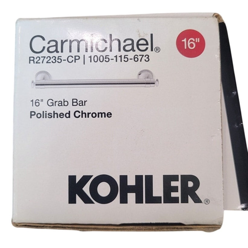 KOHLER Carmichael 16 in. Grab Bar Polished Chrome