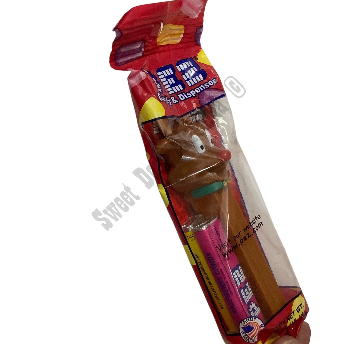 Season's Greetings Reindeer, Retired - Pez Collectible Dispenser, NIP