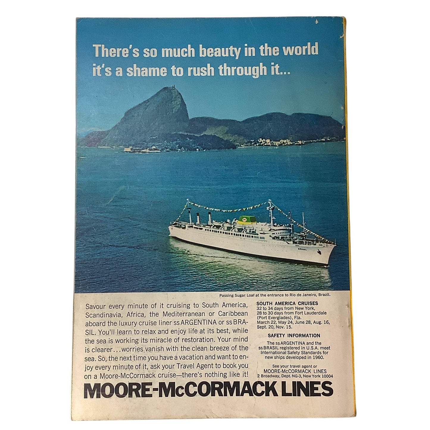 National Geographic Magazine March 1968, Scotland, Iran, Tonga, Mobile Alabama