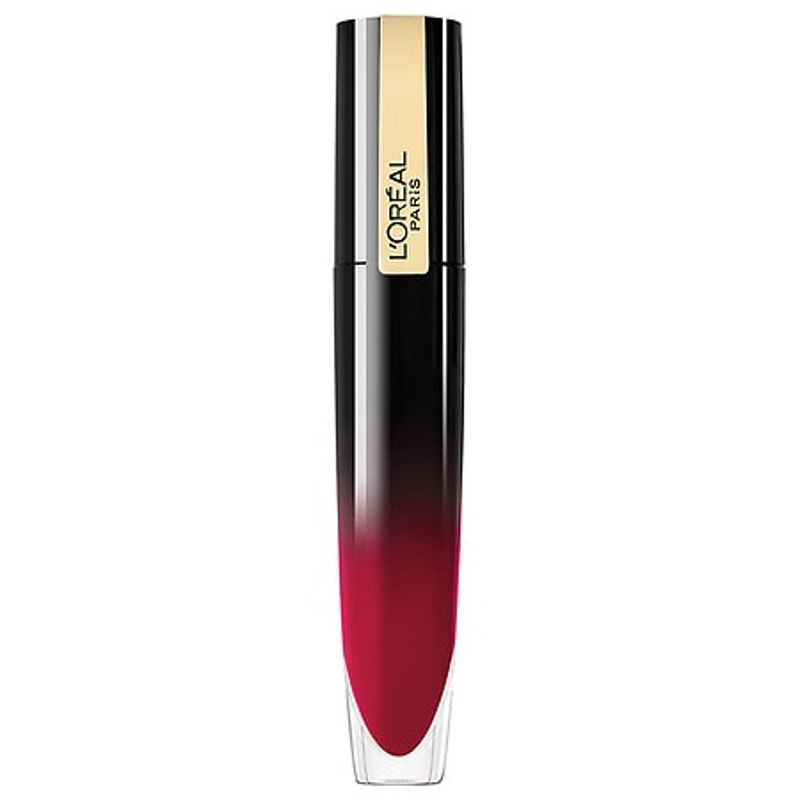 L'Oréal Paris Brilliant Signature Shiny Lip Stain – Be Powerful 312, High-Impact Glossy Finish
