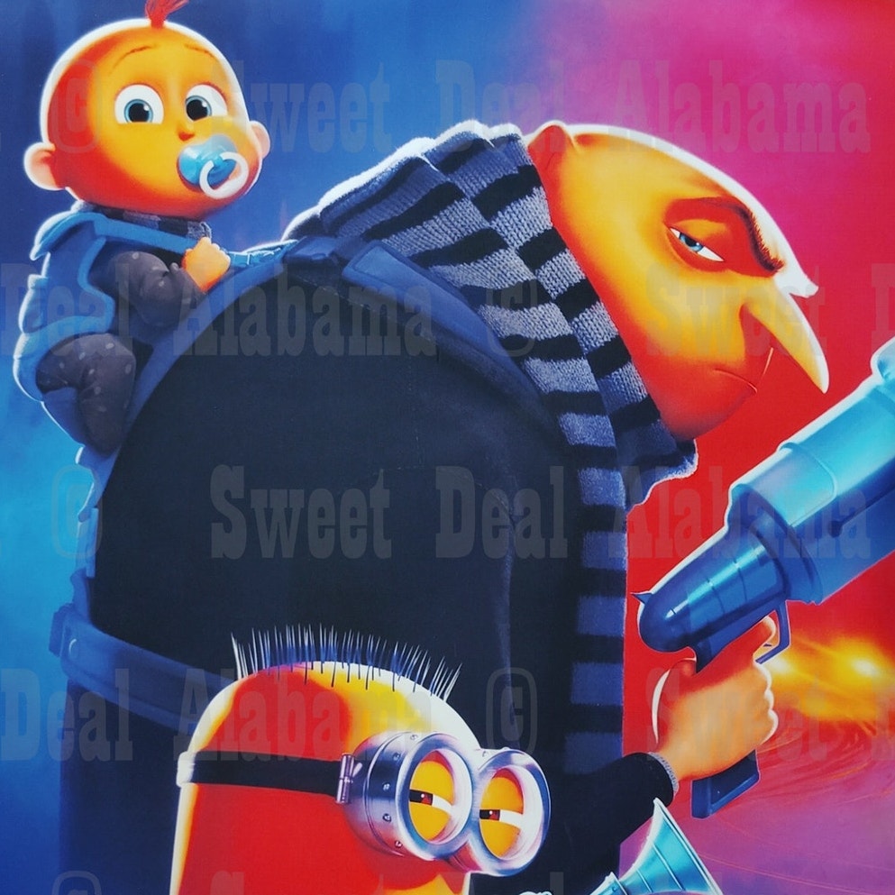 Despicable Me 4 – 16” x 24” Canvas Print of Movie Poster – Unframed
