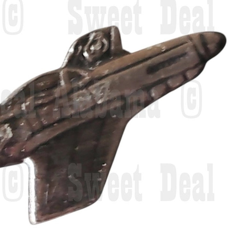 Mustand P-51 (D Variant) Aircraft, Hat, Lapel, Brooch Pin 1-3/8"W x 5/8"H