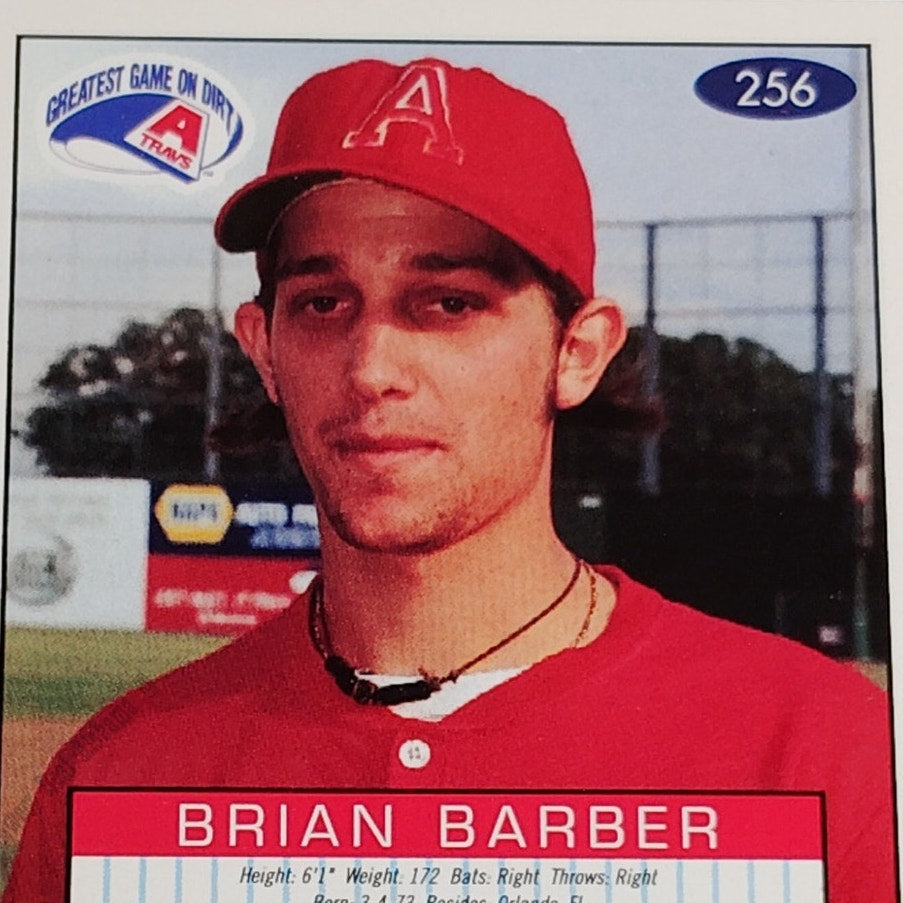 Brian Barber, Arkansas A Travs, No. 256, 93-94 Fleer Excel Minor Leagues