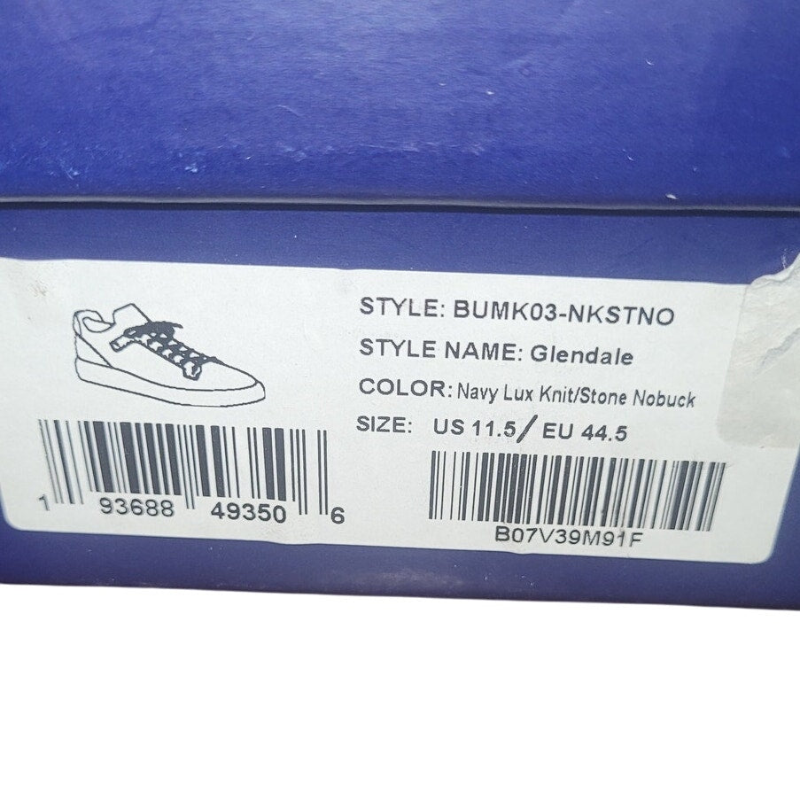 Brothers United Men’s Fashion Sneaker – Navy Lux Knit/Stone Nubuck, Size 11.5M