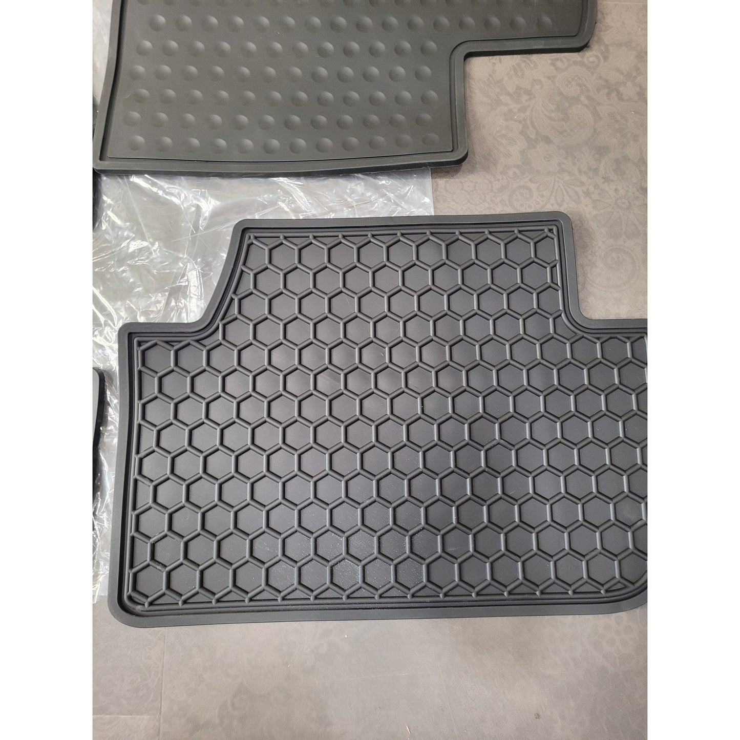 Floor Mats for VW Taos 2022–2025 - Custom Fit - Black Rubber - All Weather