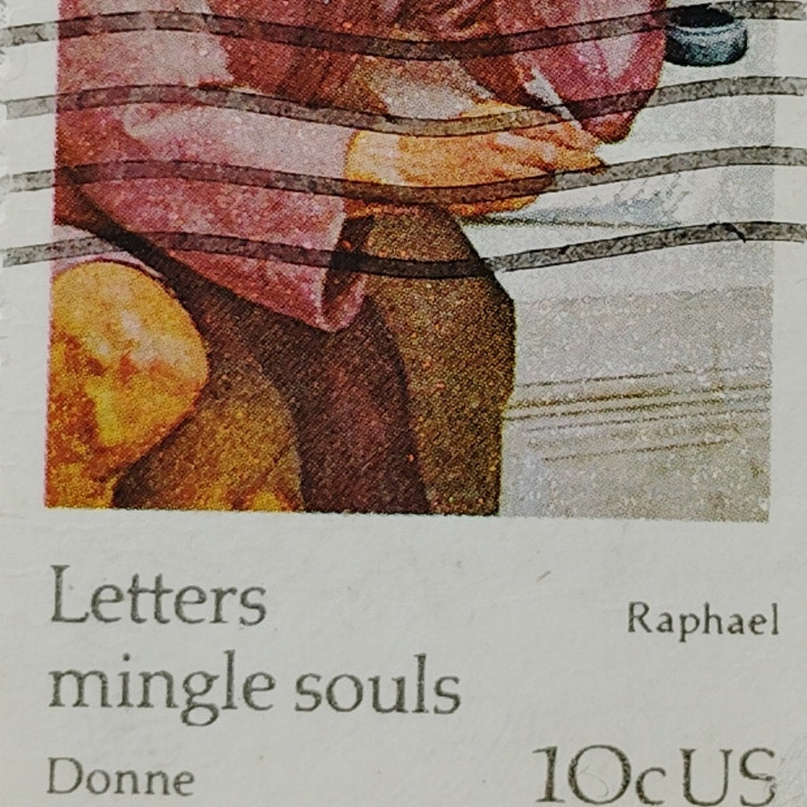 1974 US Postage Stamp Scott #1530 10c Raphael School of Athens Used Canceled