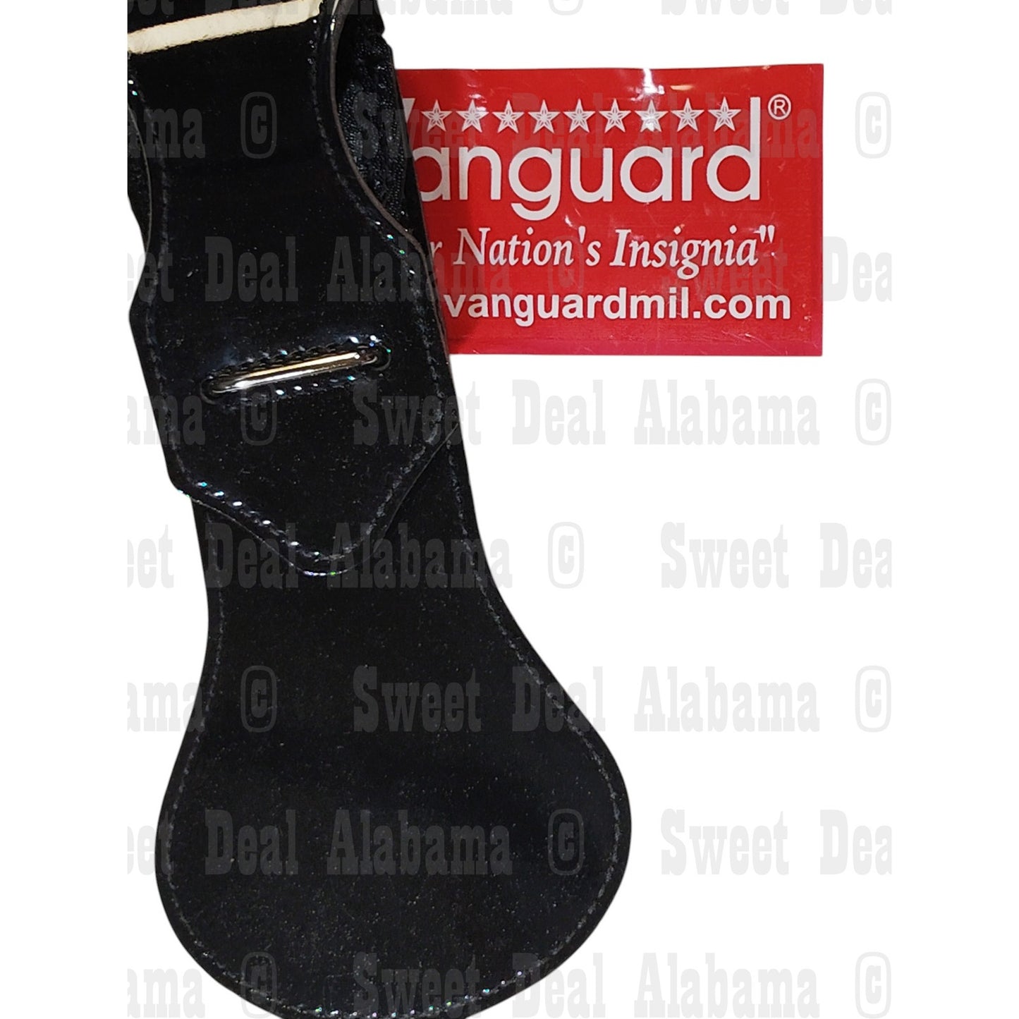 Marine Corps Sword Frog – Officer, Porvair Leather, Black, Vanguard Issue