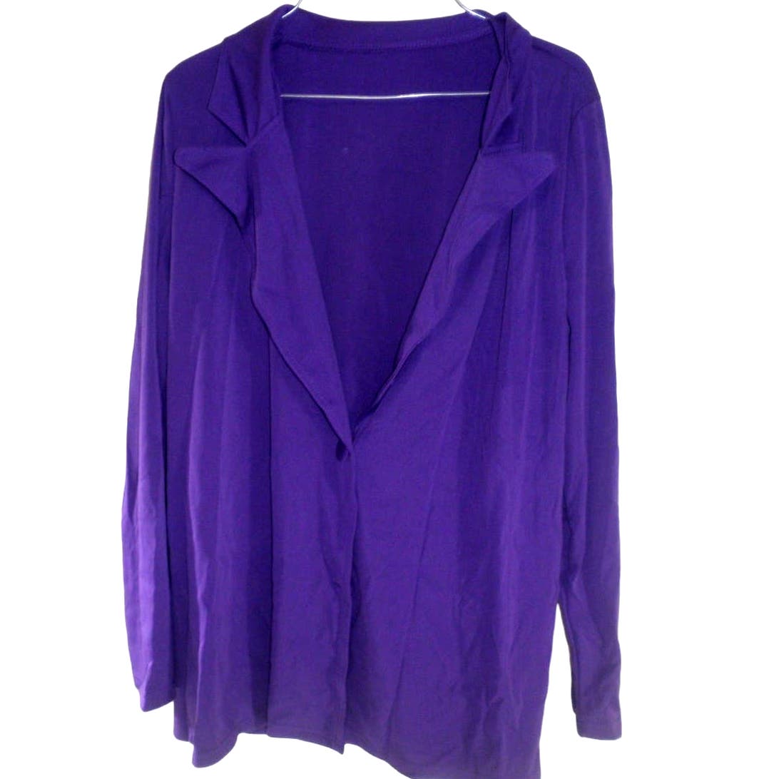 Women's 2 Piece Outfit Deep V, L/S, Blazer (43 Bust) & Pants (31W, 41H, & 30L)