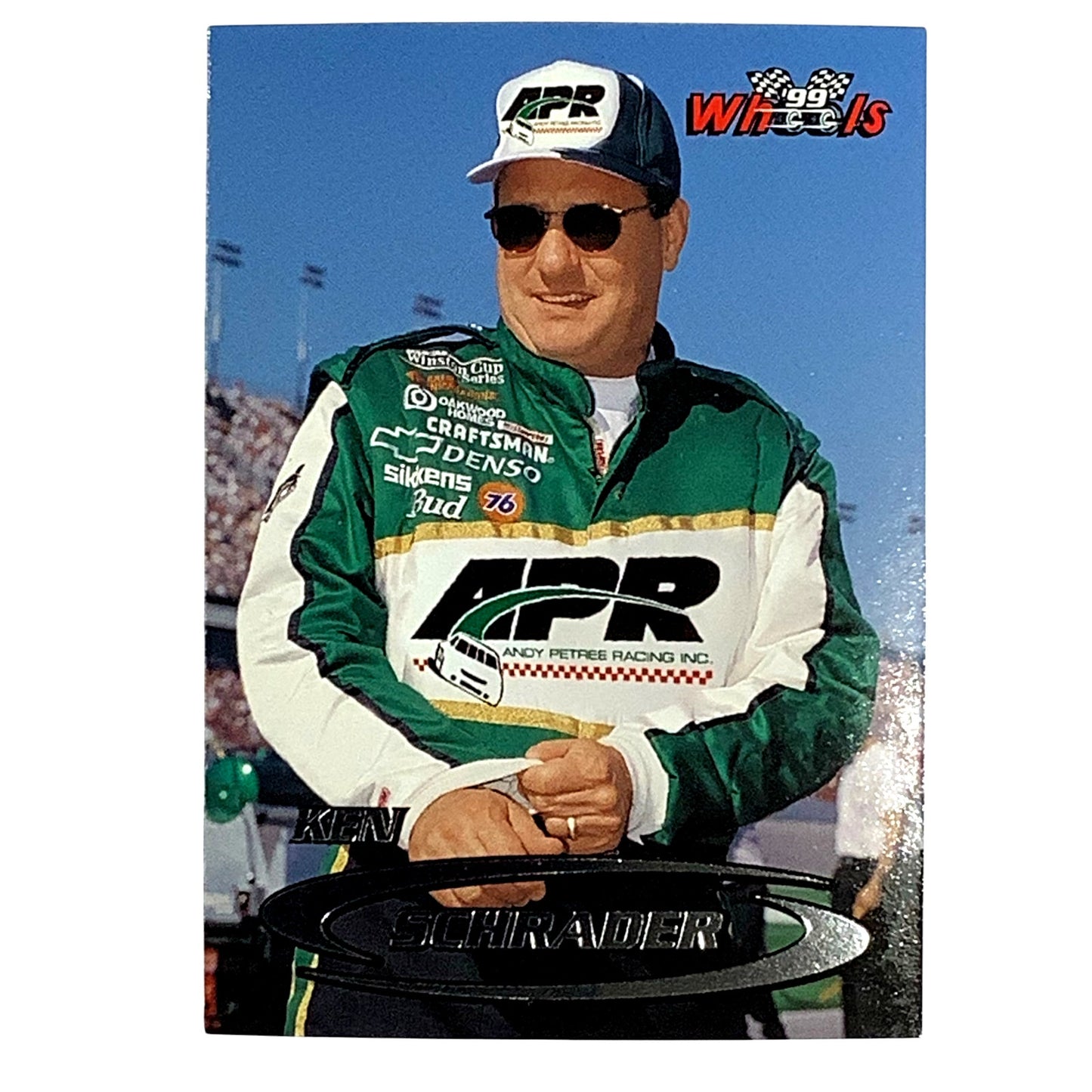 Ken Schrader, Andy Petree Racing, Card 30, 1999 Wheels NASCAR Winston Cup, NM+