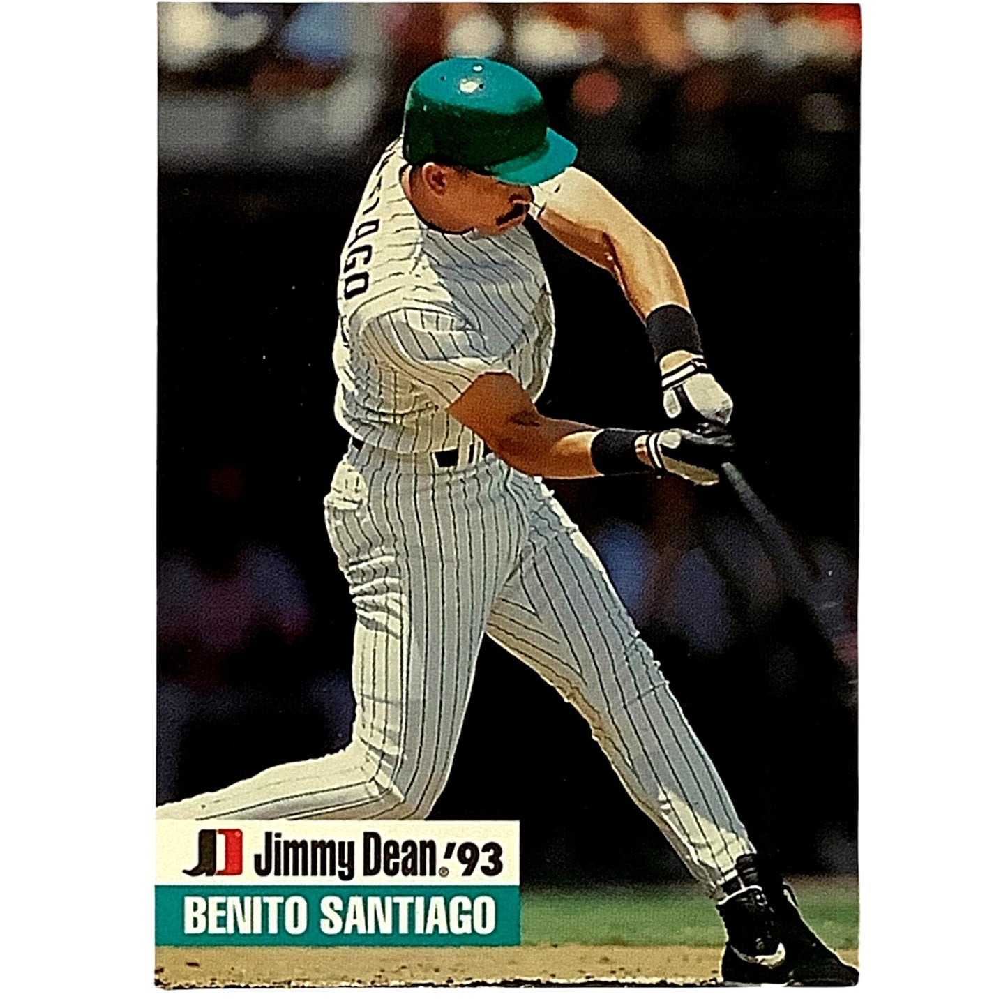 1993 Benito Santiago Florida Marlins, MLB, Jimmy Dean '93 Ltd Ed., Card 21 EX/NM