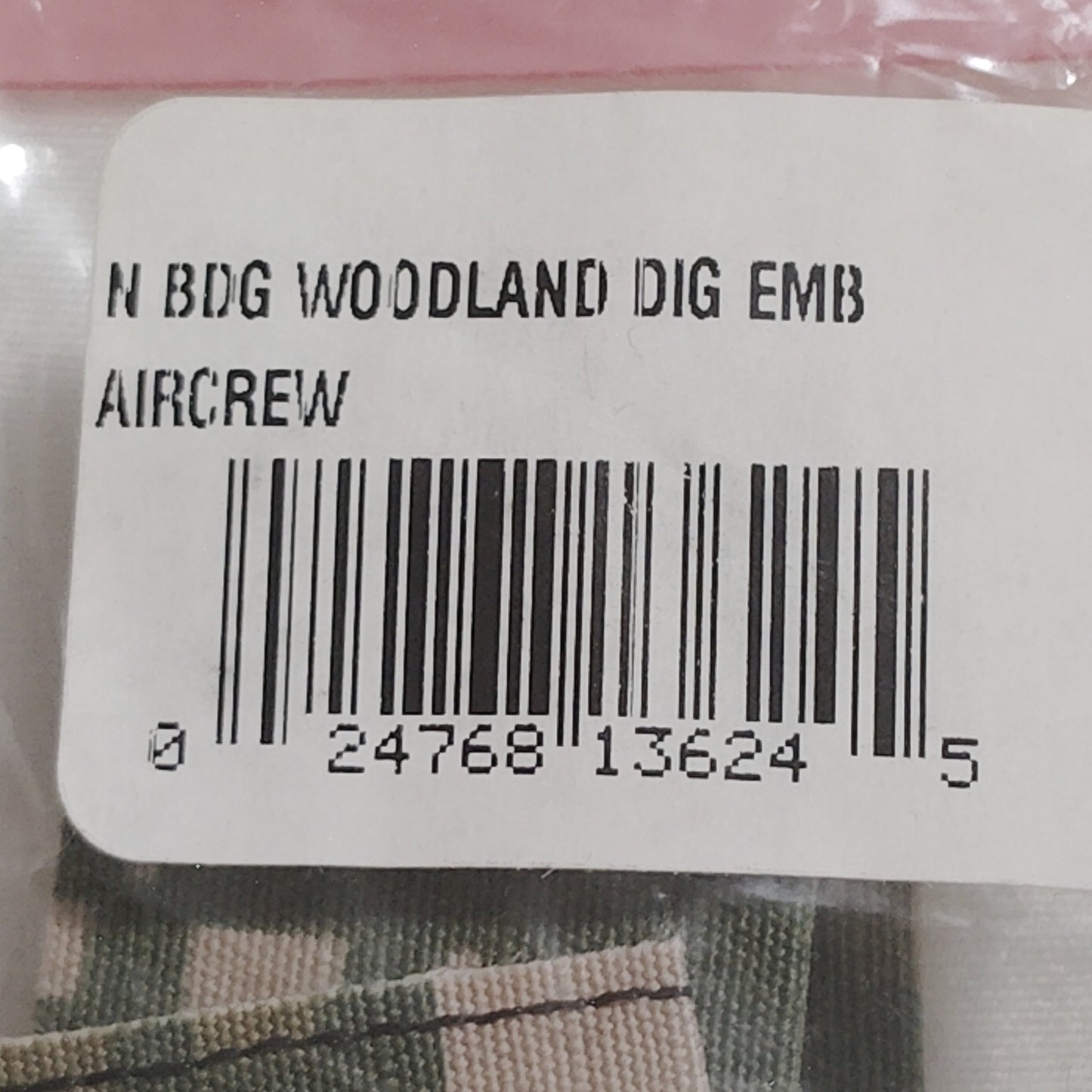 Vanguard U.S. Navy Aircrew Badge Tape – NWU Type III – 7.5" × 1" TE Sew‑On