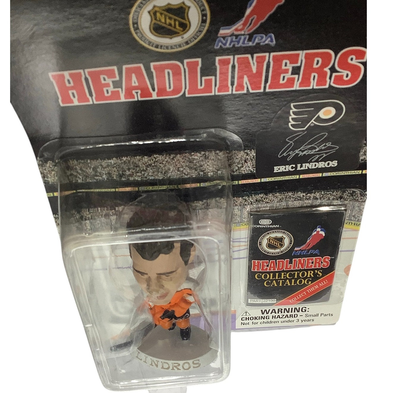 1997 Headliners Philadelphia Flyers Eric Lindros Action Figure NHL NHLPA