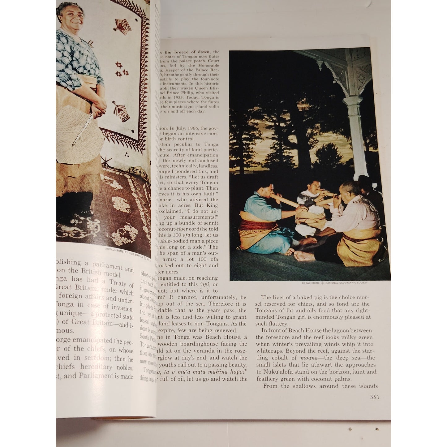 National Geographic Magazine – March 1968, Iran, Tonga, Scotland, Mobile AL