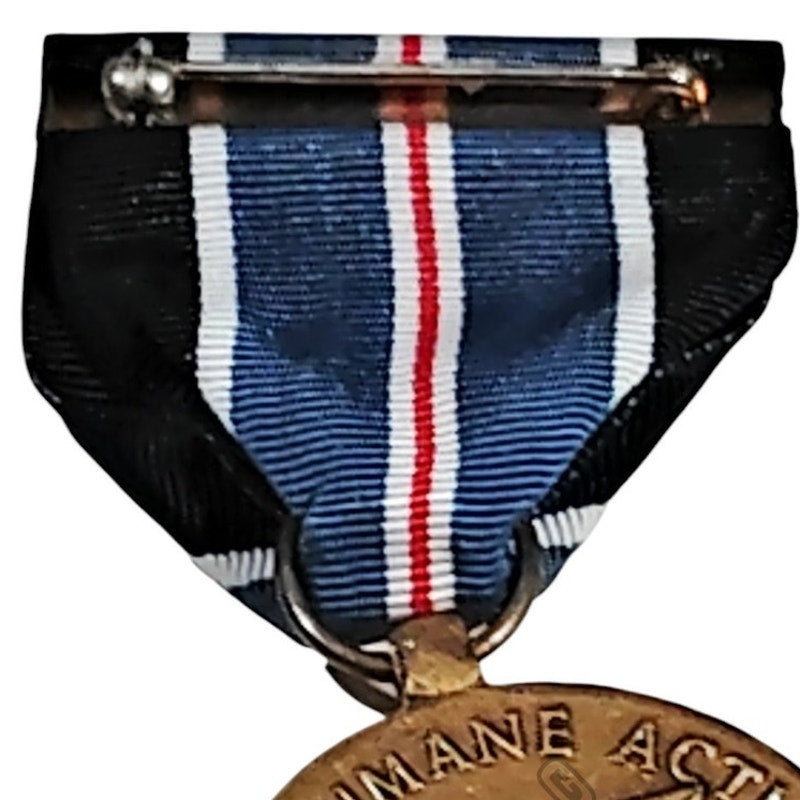 Medal for Humane Action w/ Pinback, 1-1/4"D Medal x 2-7/8"H Overall