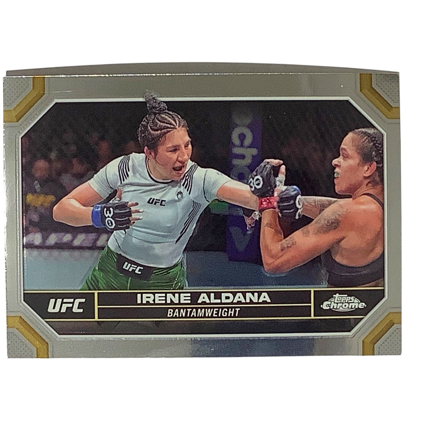 Irene Aldana, Bantamweight, UFC Card 78, 2024 Topps Chrome UFC, NM+