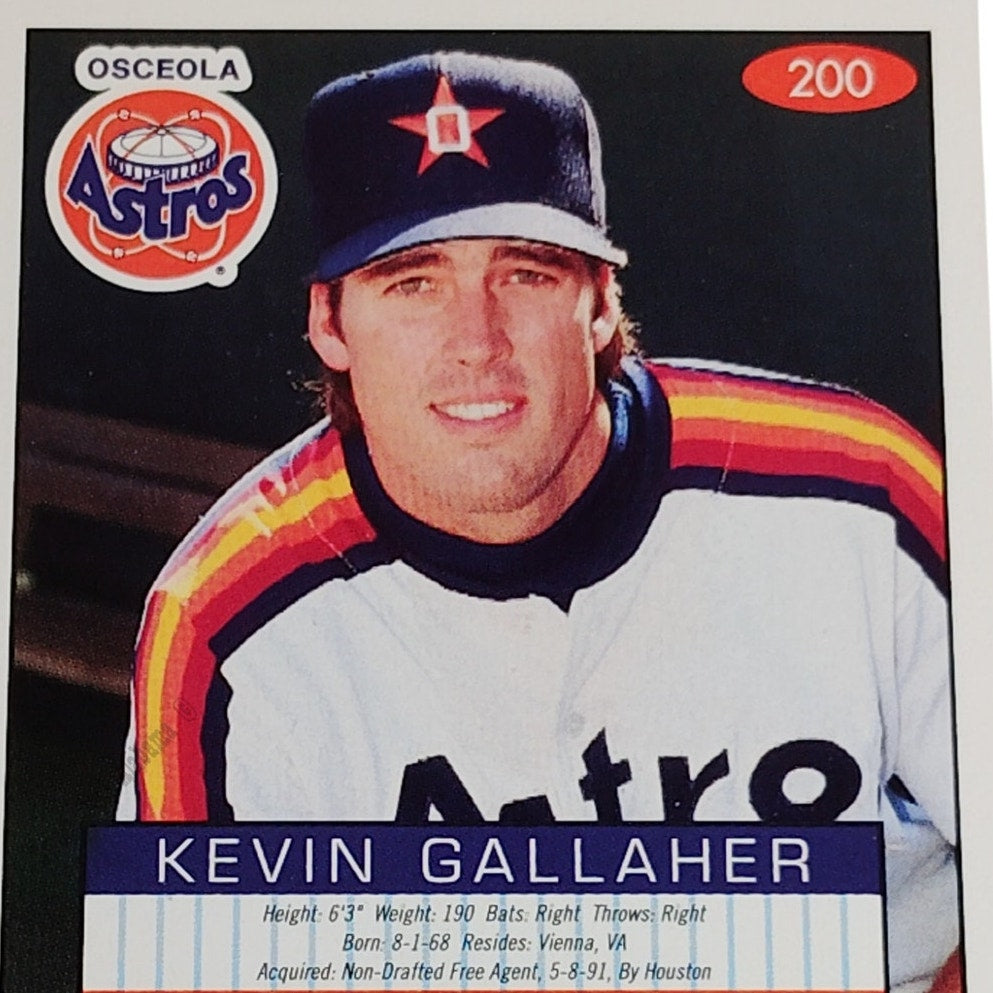 Kevin Gallaher, Osceola Astros, No. 200, 93-94 Fleer Excel Minor Leagues