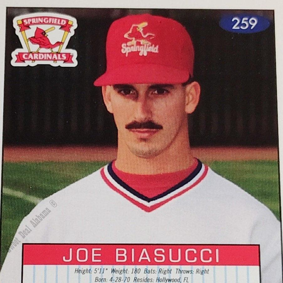 Joe Biasucci, Springfield Cardinals, No. 259, 93-94 Fleer Excel Minor Leagues