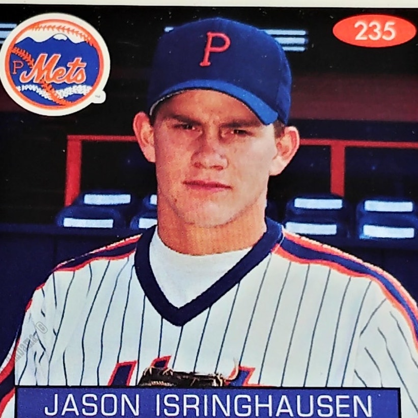 Jason Isringhausen, Pittsfield Mets, No. 235, 93-94 Fleer Excel Minor Leagues