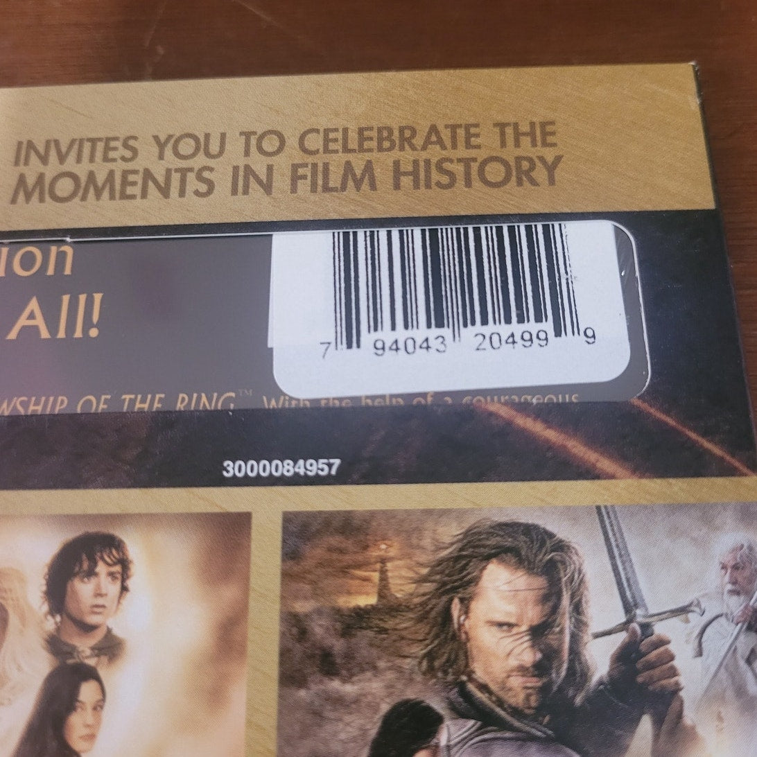 Lord of the Rings DVD 3 Film Theatrical Version Fantasy Adventure Trilogy