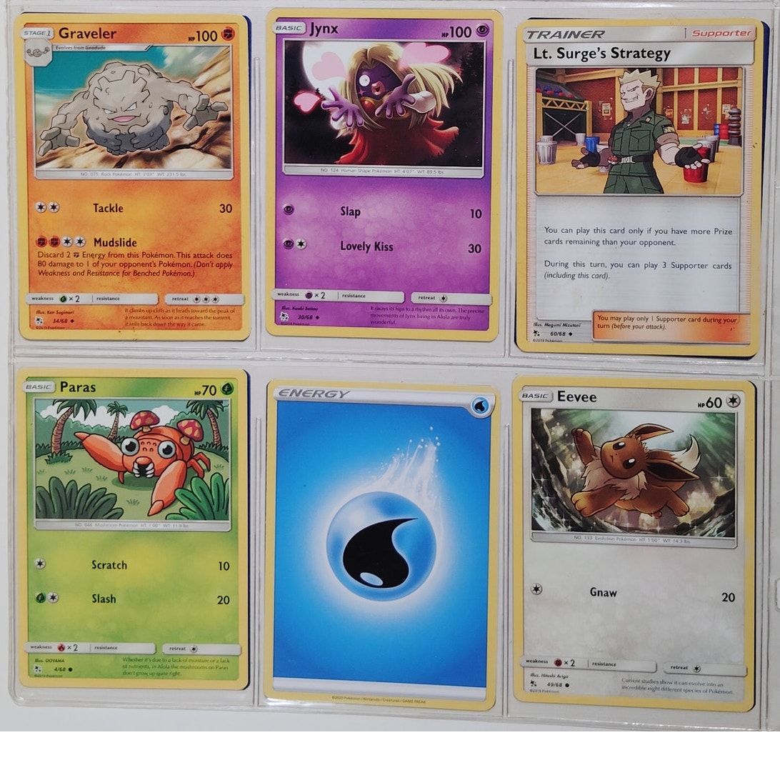 18 Random Pokémon Cards Pictured, Actual Photos Provided