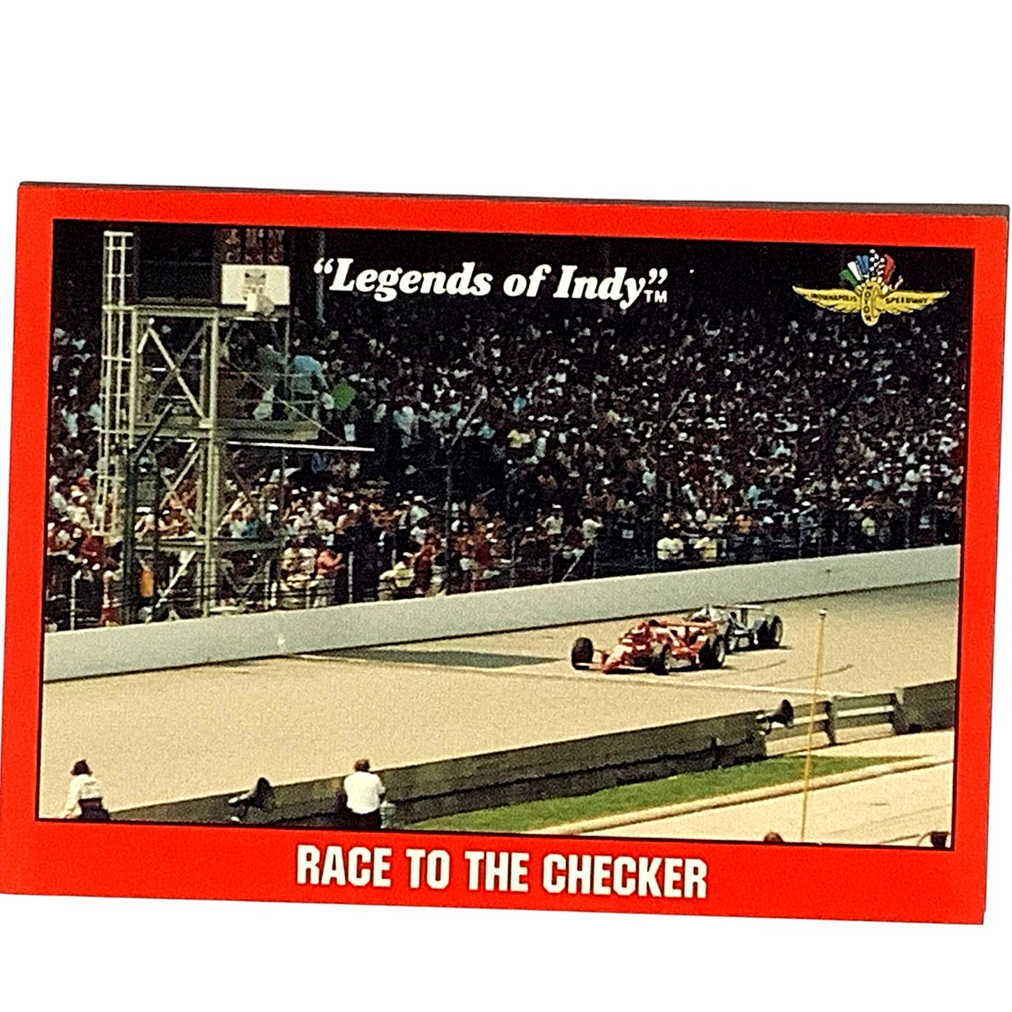 Race to the Checker, Rahal & Cogan at Indy 500, 1992 Legends of Indy, #94, NM+