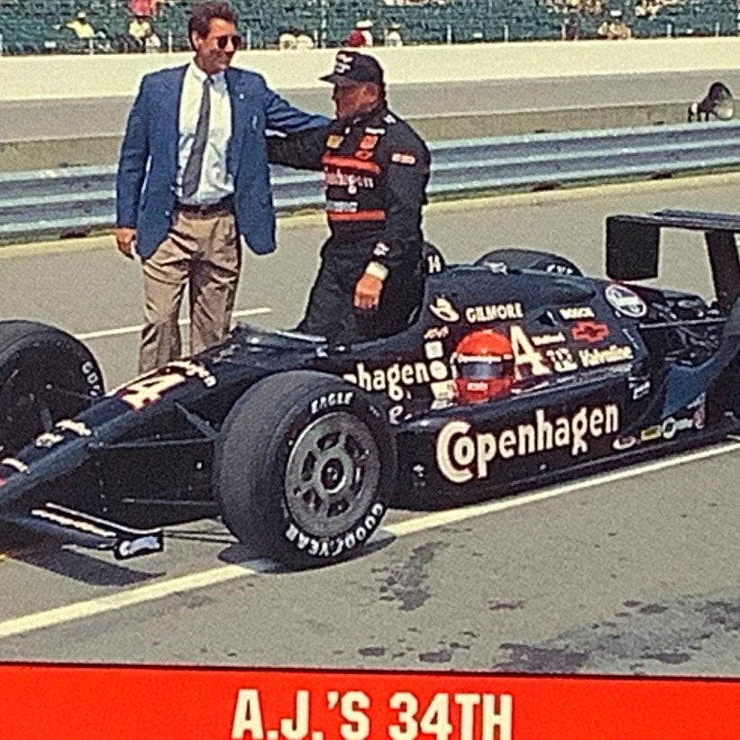 1991 Indy 500 - A.J. Foyt's 34th in a Row, 1992 Legends of Indy, Card 57, NM+