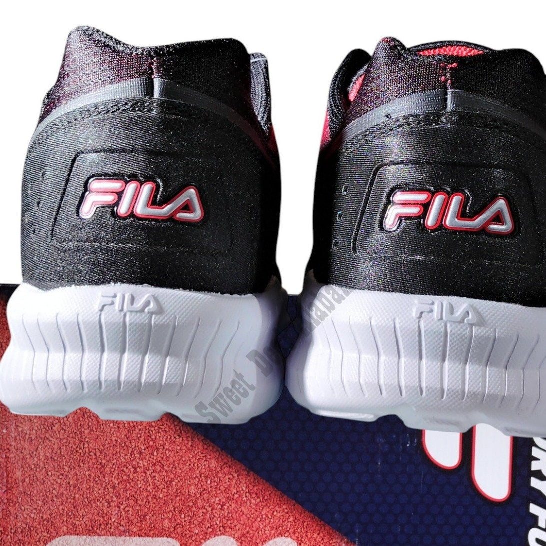 FILA Fantom 6 Men's Running Shoes, Memory Foam, Size 10, Red/Black, NIB