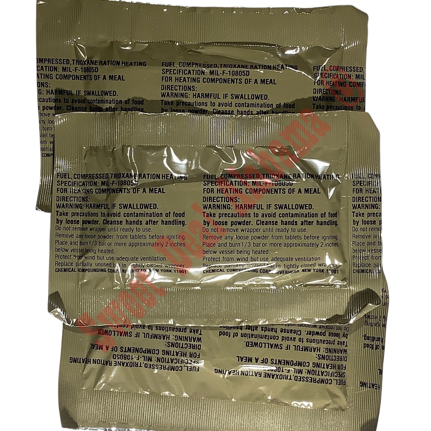 3-PK Military Field Gear, Trioxane Compressed Fuel MIL-F-10805D 9110-00-263-9865