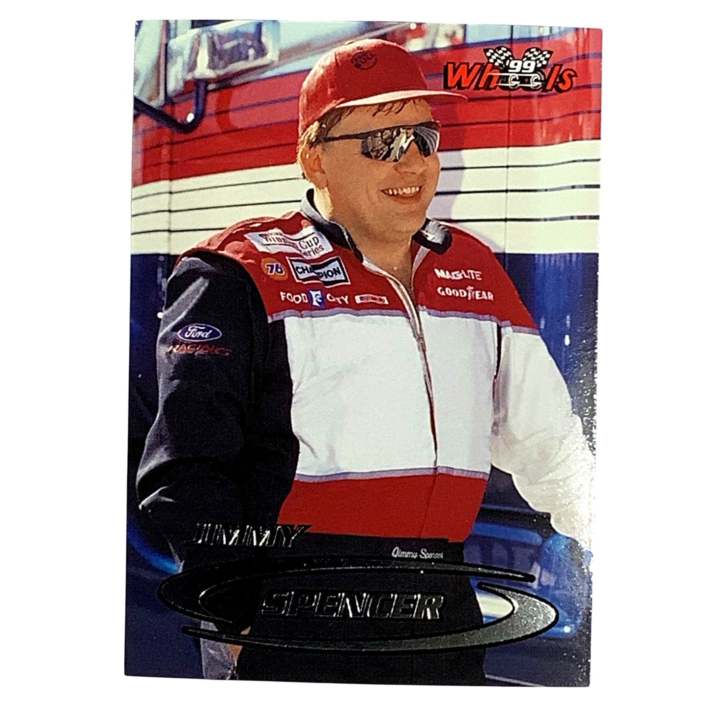 Jimmy Spencer, Travis Carter Racing Card 32, 1999 Wheels NASCAR Winston Cup, NM+