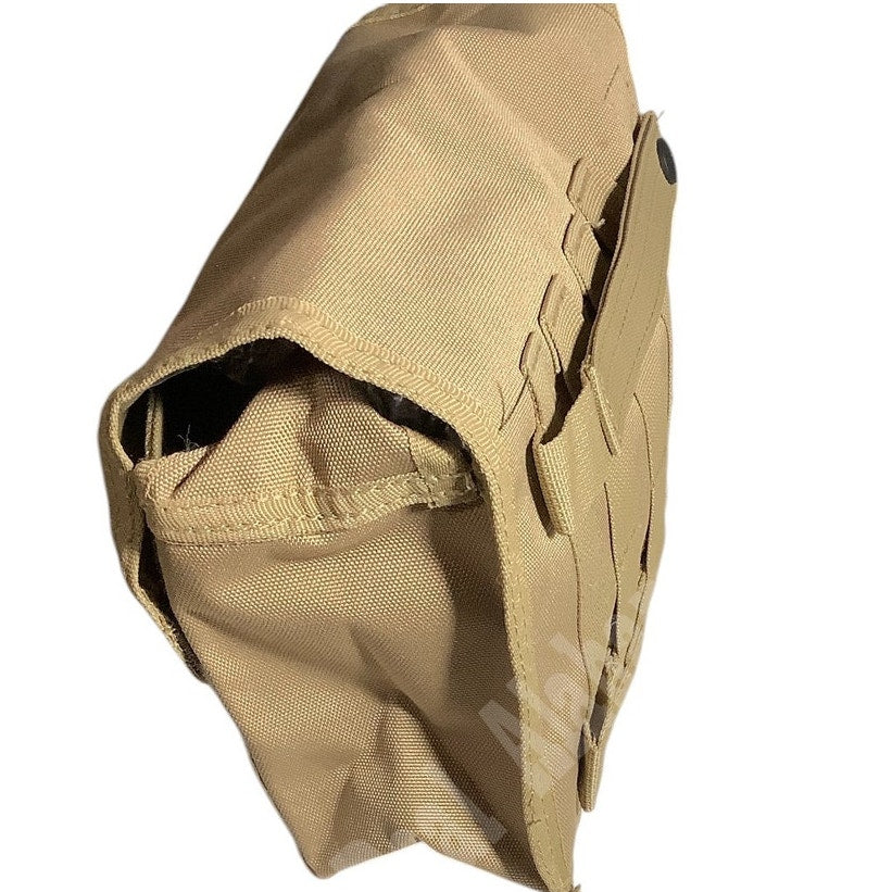Coyote Tan-colored UTG Tactical Gear Pouch - 9.5" x 6.25" x 3.5"