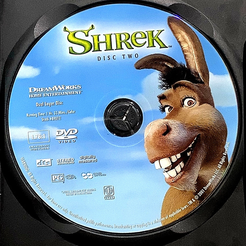 Shrek (Two-Disc Special Edition, 2001) 93 Min. Animated, Family Movie