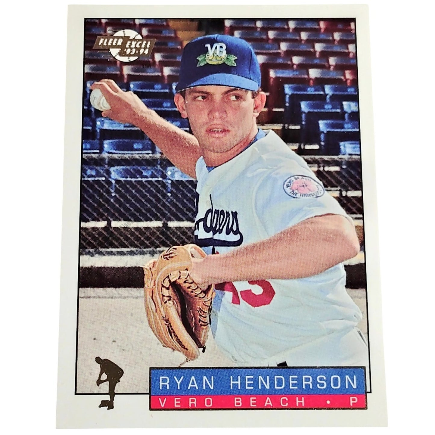 Ryan Henderson, Vero Beach Dodgers, No. 214, 93-94 Fleer Excel Minor Leagues
