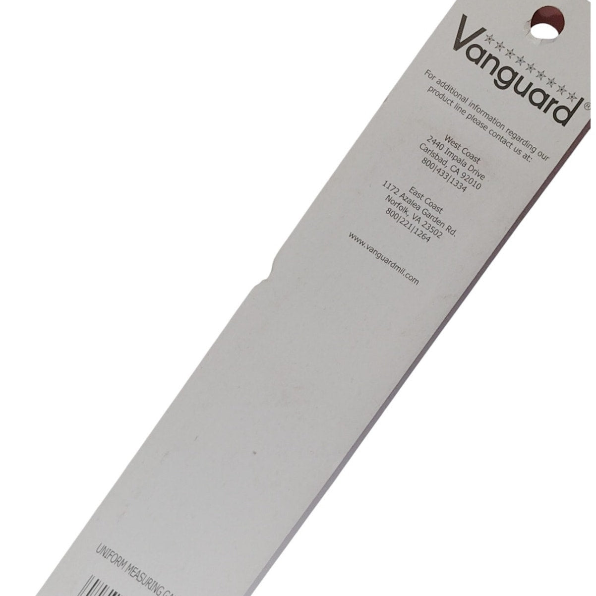 Vanguard 6" Uniform Measuring Gauge – Military Uniform Accessory