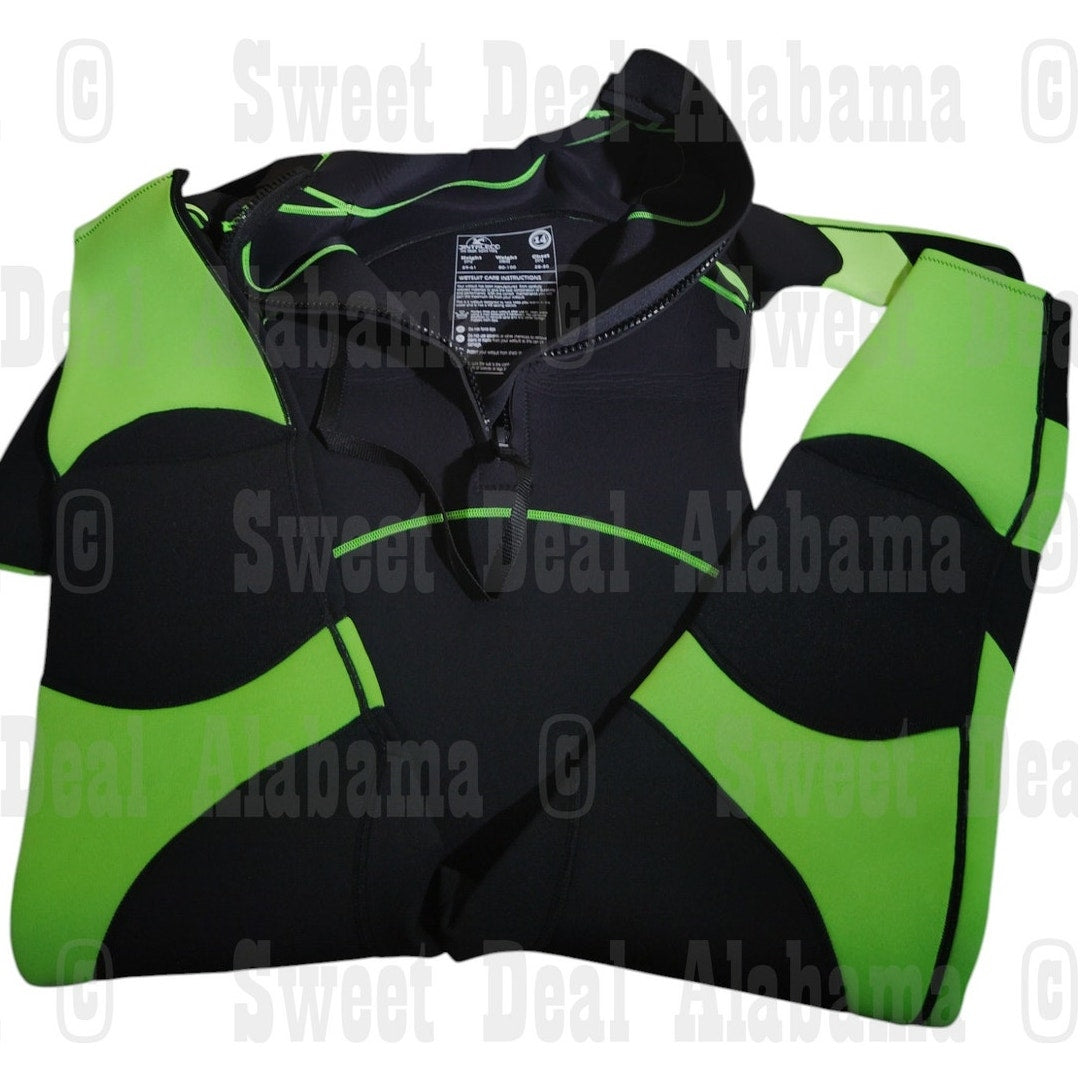Unisex Kids Full Wetsuit, 16, 3/2mm Neoprene Wet Suit for Diving Surfing Scuba