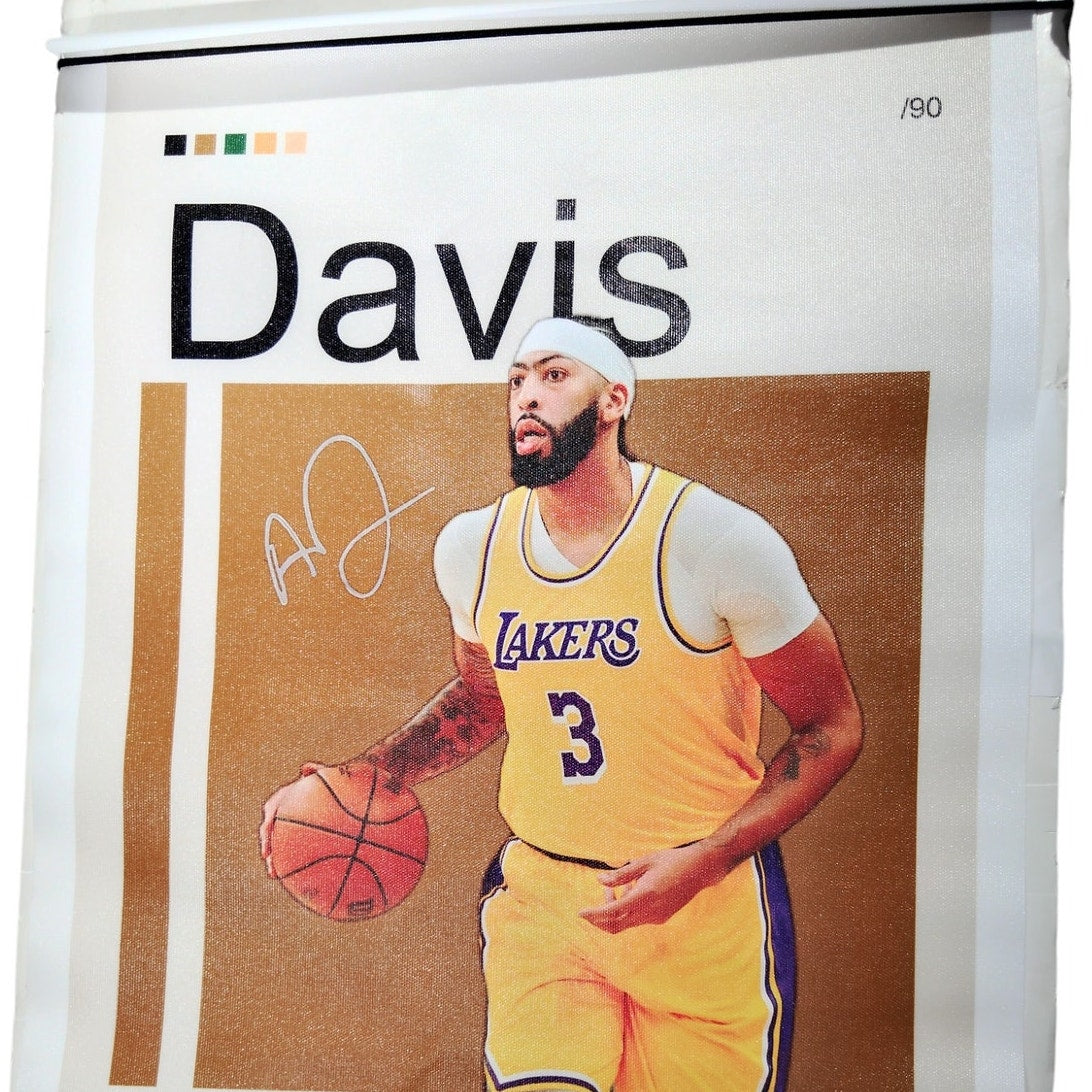 Anthony Davis Los Angeles Lakers Canvas Art, Basketball Print, 12x16" Unframed