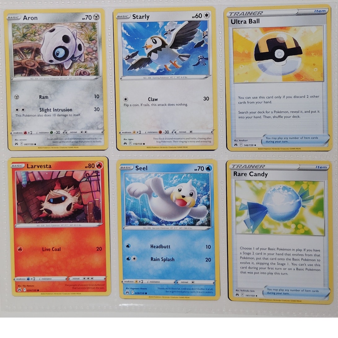 18 Random Pokémon Cards Pictured, Actual Photos Provided