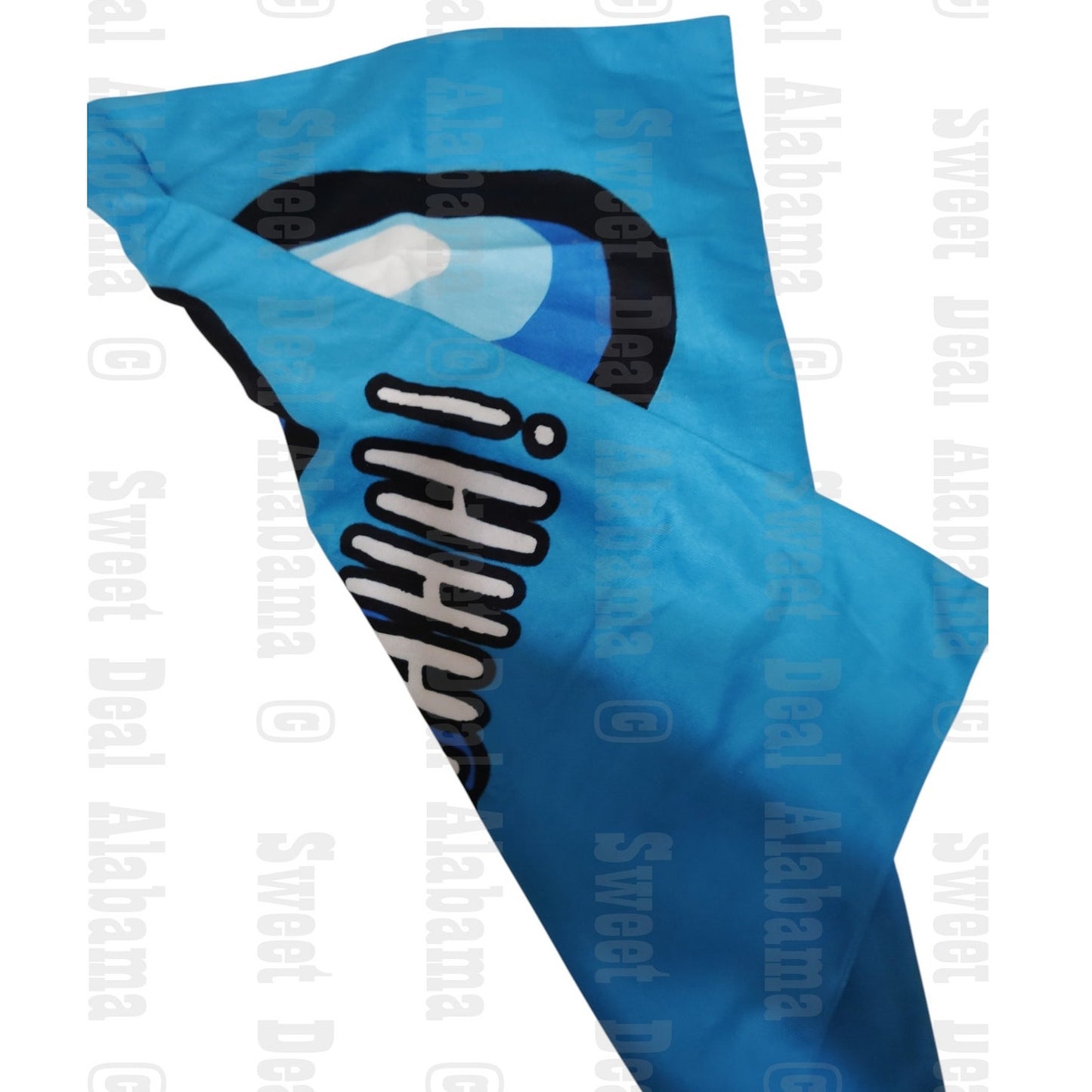 Pillow Case 29" x 19" w/ 10" Zipper W/ Finger over mouth, Text Stating SHHHHHHH!